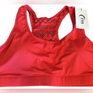 Zyia Red Bomber Bra